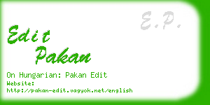 edit pakan business card